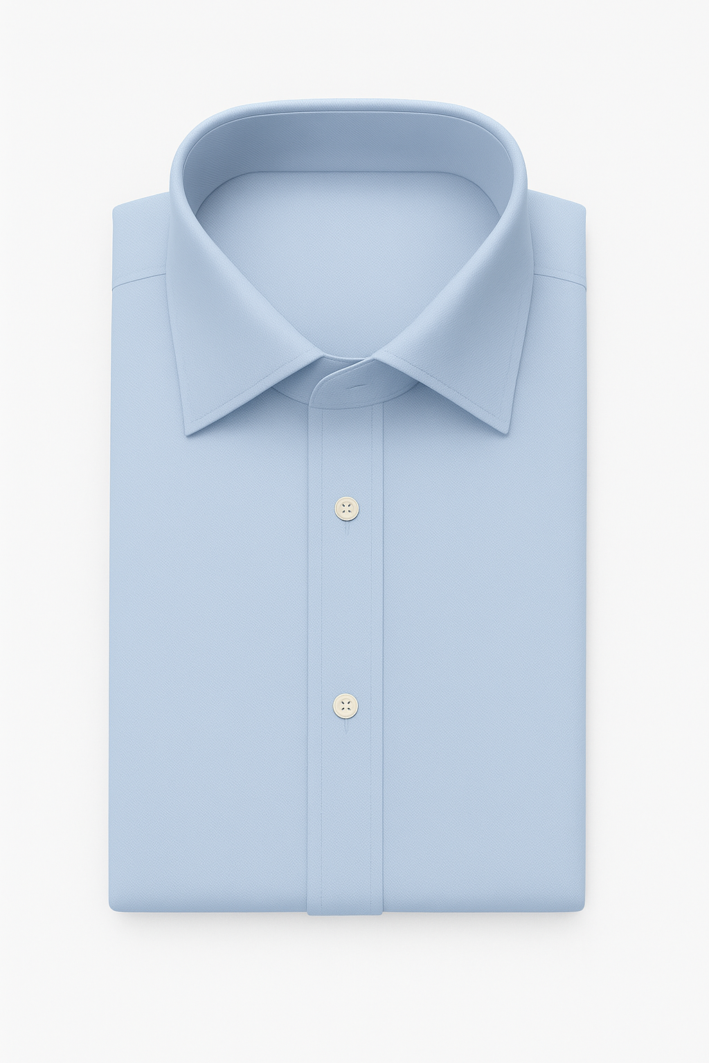 Cavalry Twill Light Blue Wrinkle Free 100's Count - Custom Dress Shirt