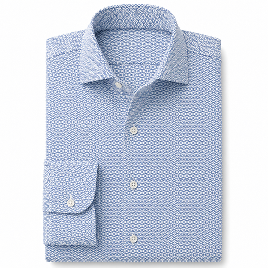 Diamond Geo 100% Cotton - Custom Tailored Dress Shirt