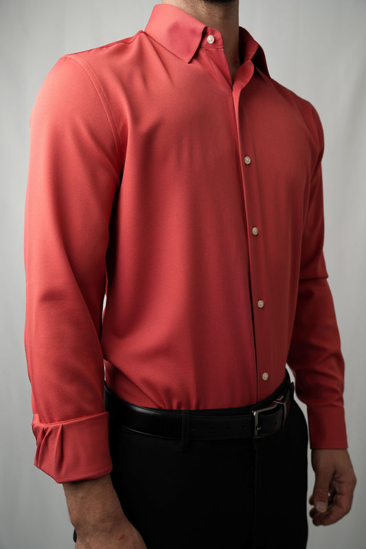 Port Tech Flex Solid Twill Textured Shirt (X4439)