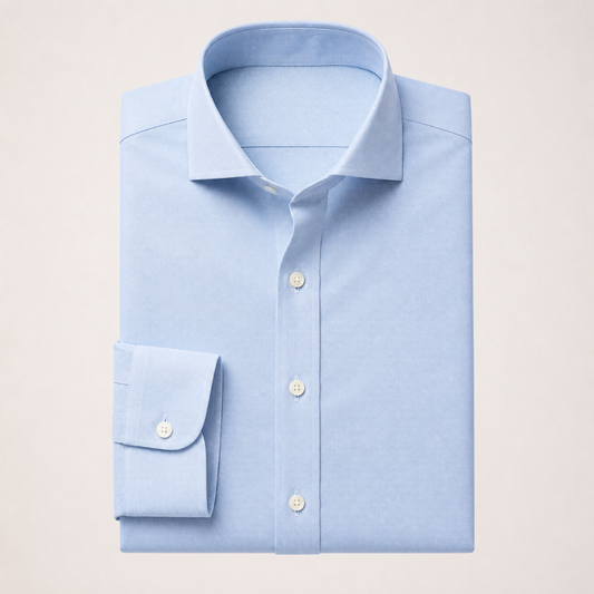 Mini Oxford Light Blue Non Iron - Custom Dress Shirt