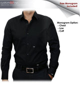 Tapastre Blue Tech Flex Solid Twill Textured Shirt (X4439)