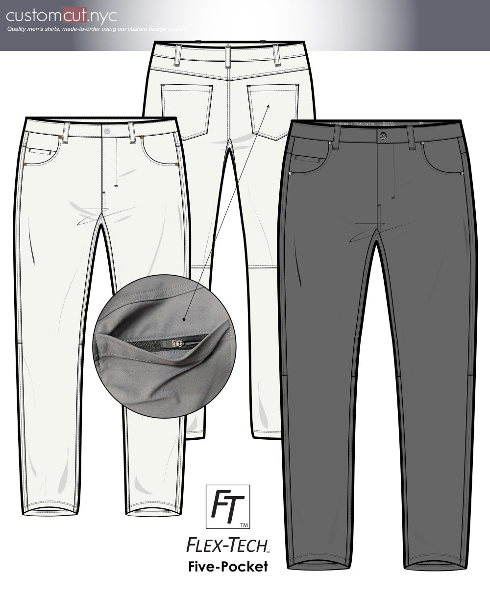LT Grey Tech Flex Pants Don'tCrushYourNuts The Perfect Office And Leisure Pant!