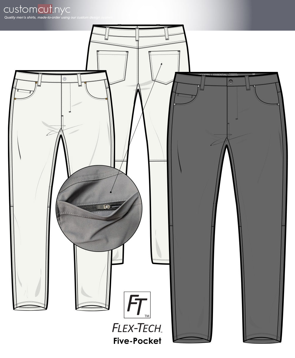 Black Tech Flex Pants Don'tCrushYourNuts The Perfect Office And Leisure Pant! (gs)