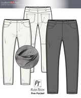 Black Tech Flex Pants Don'tCrushYourNuts The Perfect Office And Leisure Pant! (gs)