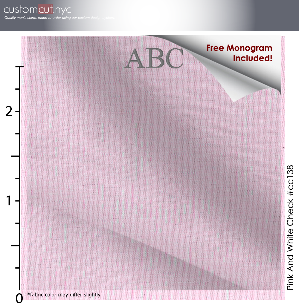Copy of High Count Comfort Stretch Pale Pink Solid Custom Made Dress Shirt (CC138) gs