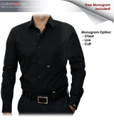 Anchors Away Print  #cc122, 100% Cotton, Men's Monogrammed Custom Tailored Shirt gs