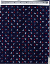 Navy Nauticals #cc115, 100% Cotton, Men's Monogrammed Custom Tailored Shirt gs