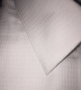White Texture #cc2, 100% Cotton Men's Monogrammed Custom Dress Shirt. gs