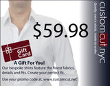 Gift Certificate  $59.98 (The Certificate is Sent Immediately!!)