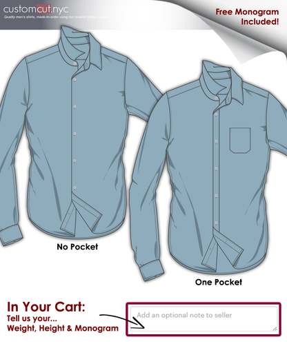 Tie Set, Dark Red Solid #cc42, 100% Cotton Men's Monogrammed Custom Dress Shirt.